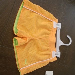 Girls Kids Puma Shorts New Orange Size 4